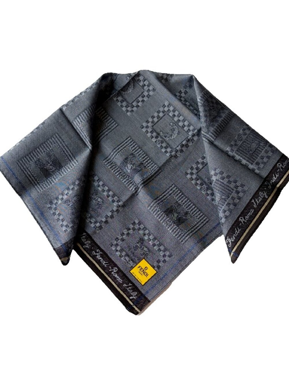 Vintage Fendi Roma NWT Cotton Scarf